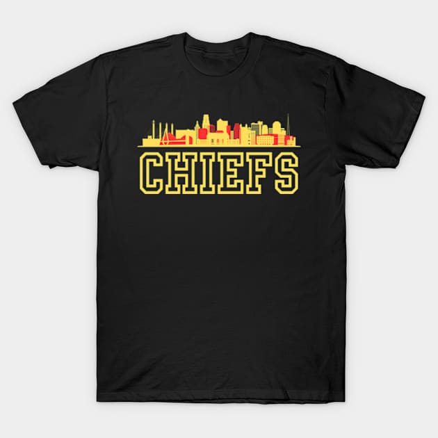 chiefs football T-Shirt by soft and timeless